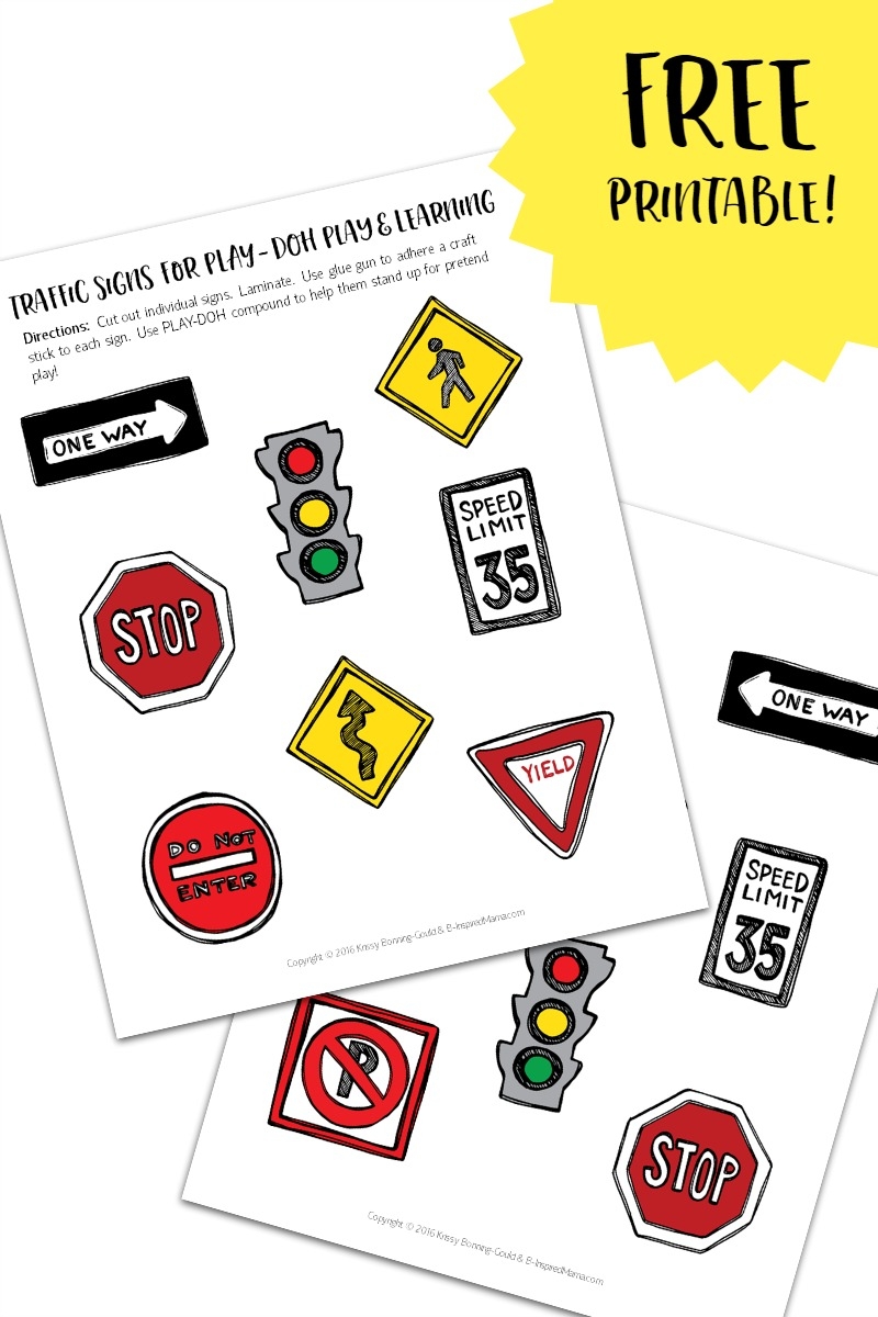Preschool Printable Street Signs