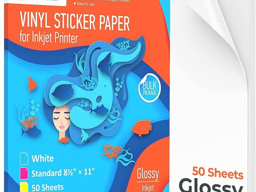 Printable Vinyl Sticker Paper Waterproof Sticker Paper For Inkjet