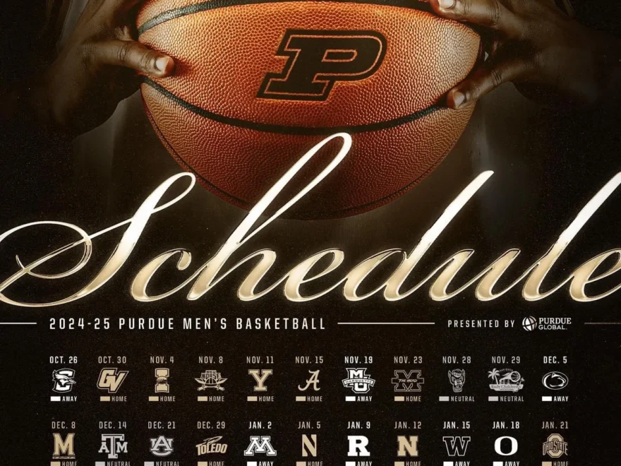Purdue Basketball Schedule Printable SchoolPrintables Free