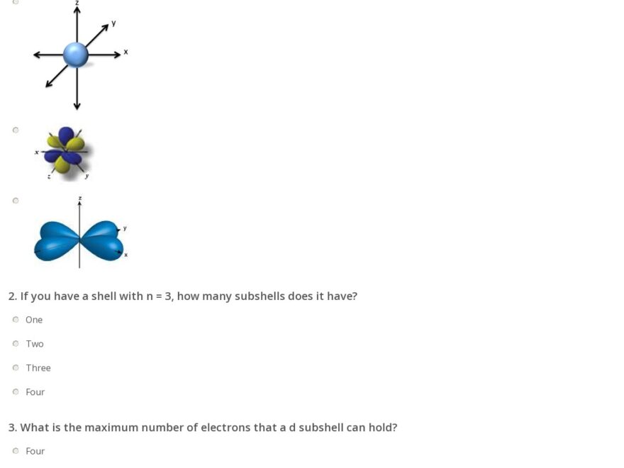 Quiz amp amp Worksheet Electron Shells And Orbitals Study