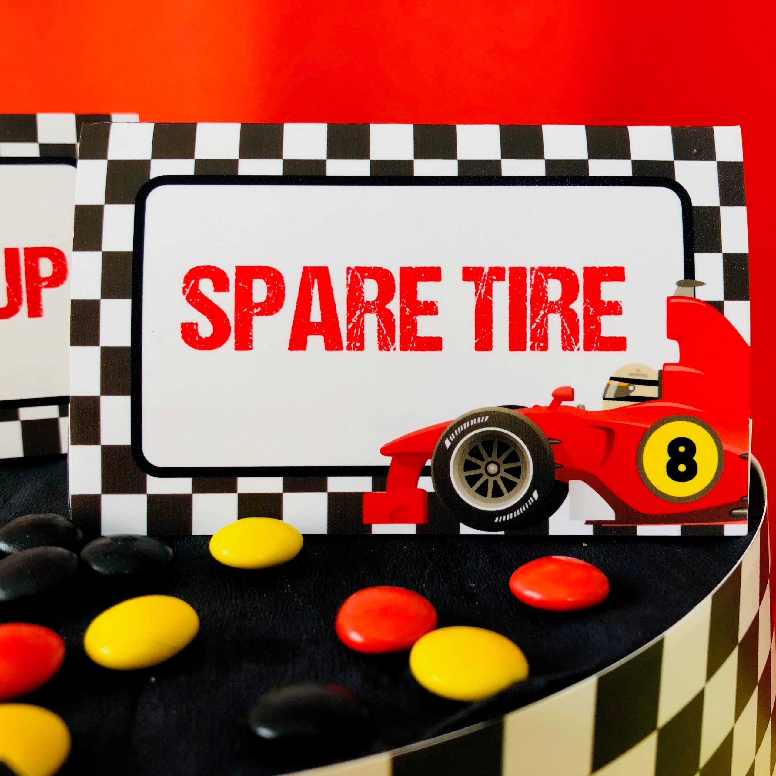 Spare Tire Food Sign Printable