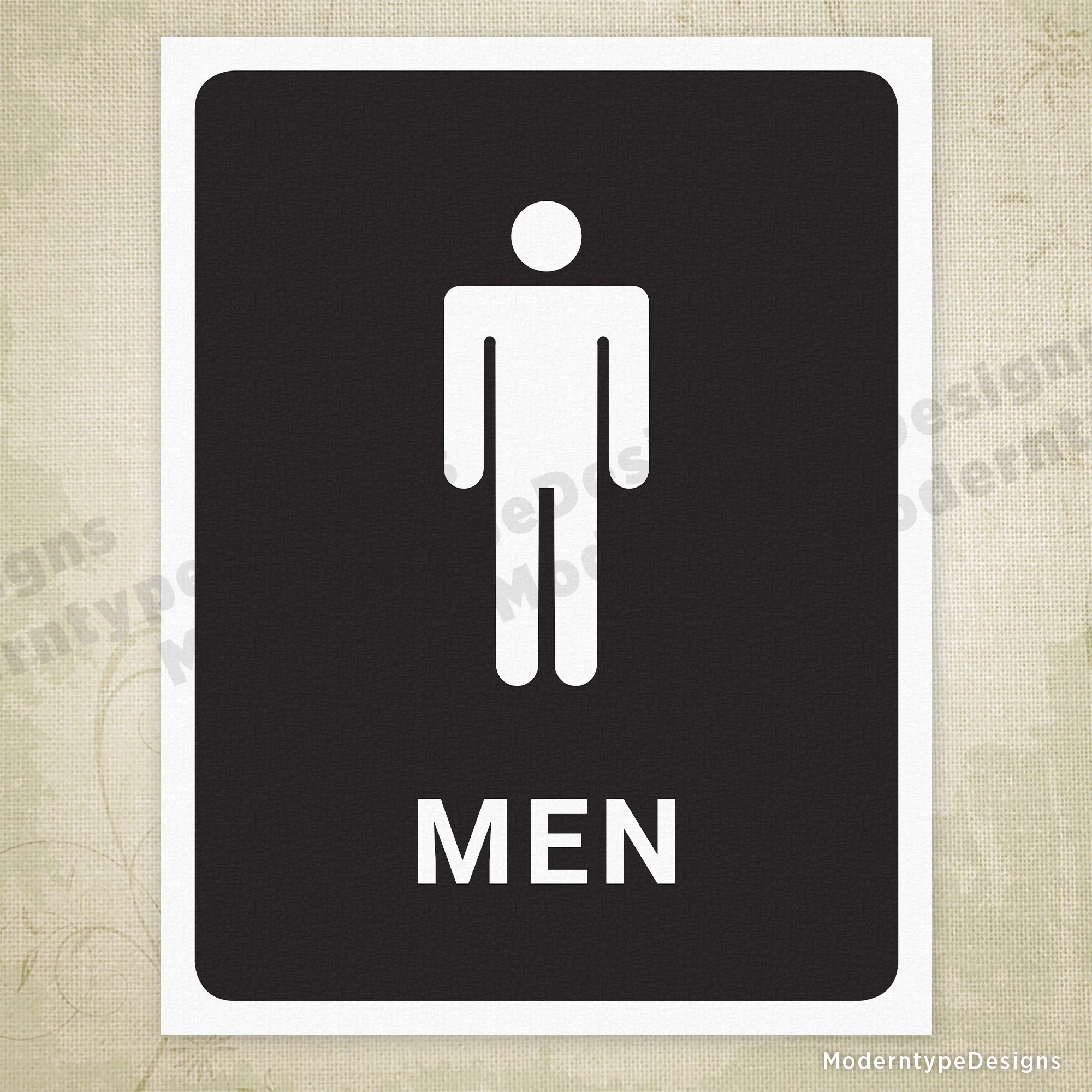 Restroom For Women amp Men Printable Signs Restroom For Women amp Men Printable Signs
