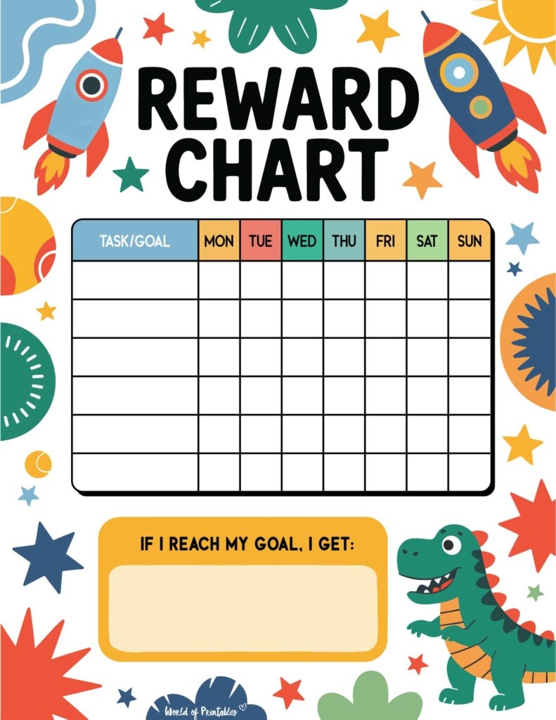 Free Printable Star Chart For Kids Free Printable Star Chart For Kids