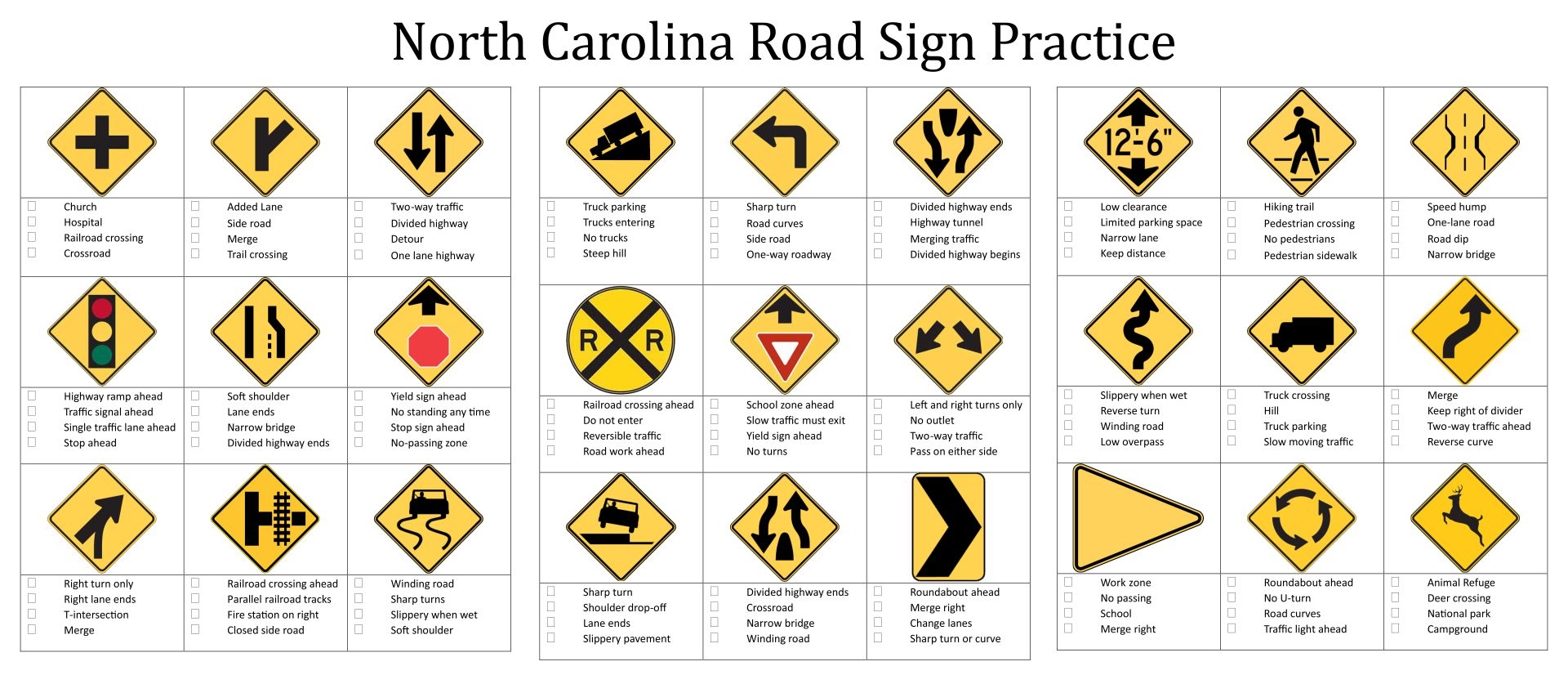Road Sign Practice Test 10 Free PDF Printables Printablee 