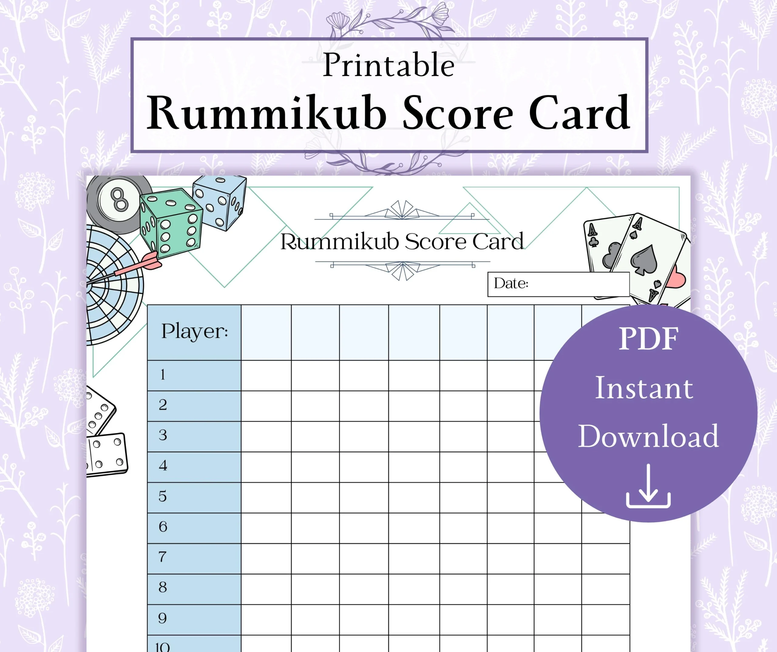 Rummikub Score Card Druckbare PDF Romm Anzeiger Rummikub Rummikub Score Card Druckbare PDF Romm Anzeiger Rummikub