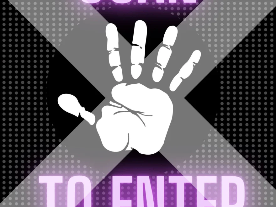 Scan To Enter Science Party Zeichen Digital Download Etsy de