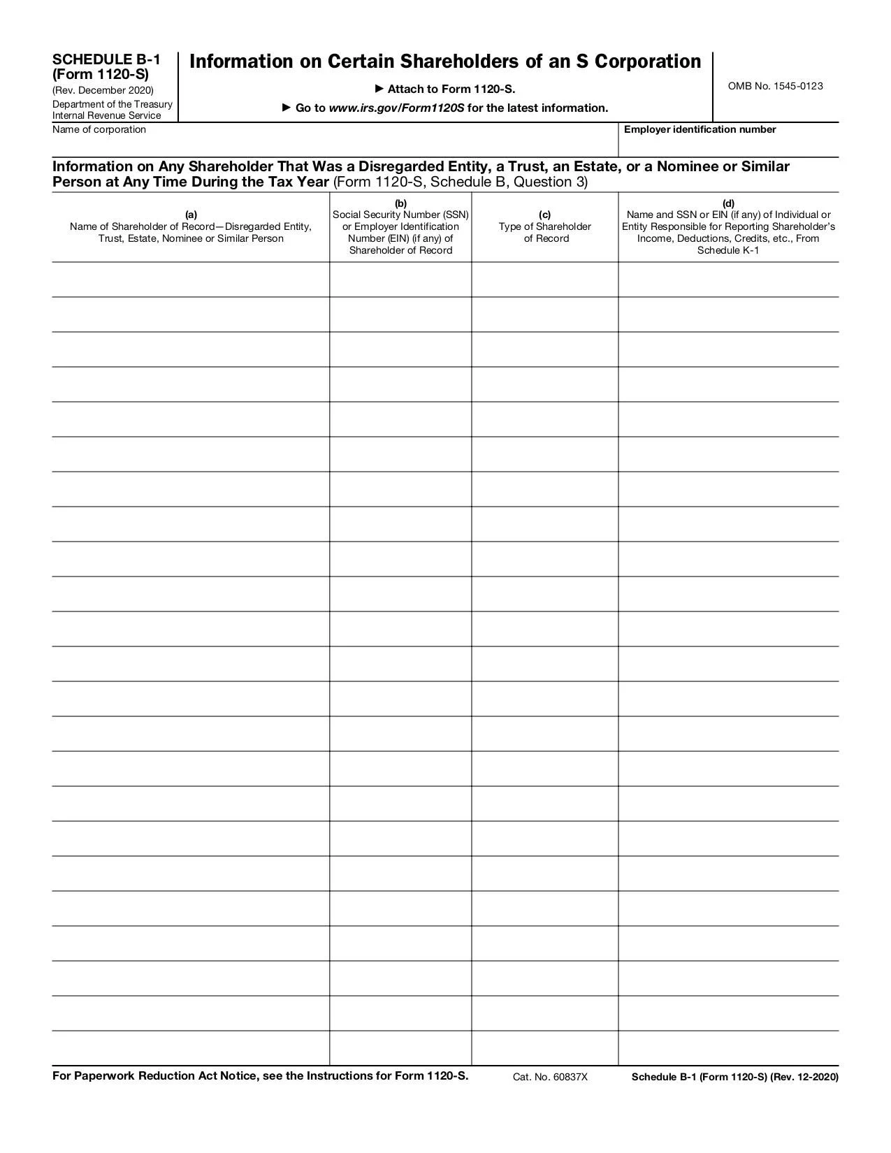 Printable Irs Schedule B Printable Irs Schedule B