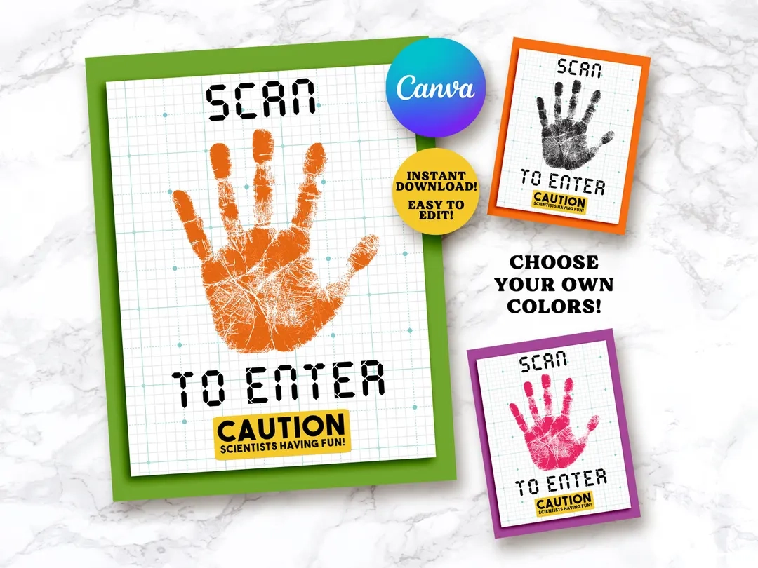 Scan To Enter Printable Sign