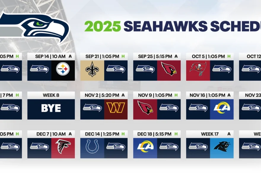 Seahawks 2025 Schedule Released Dates Times TV Listings FOX