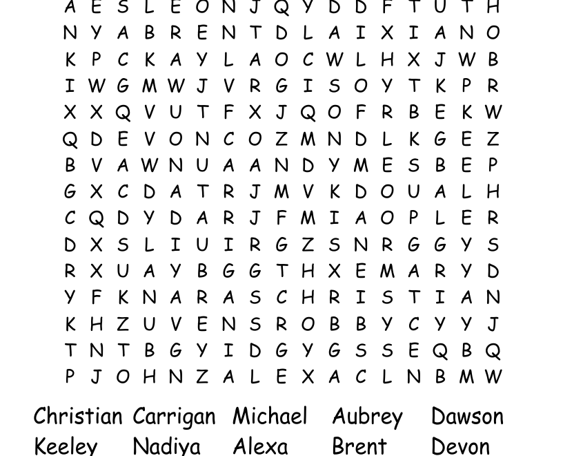 Sign In Sheet Word Search WordMint