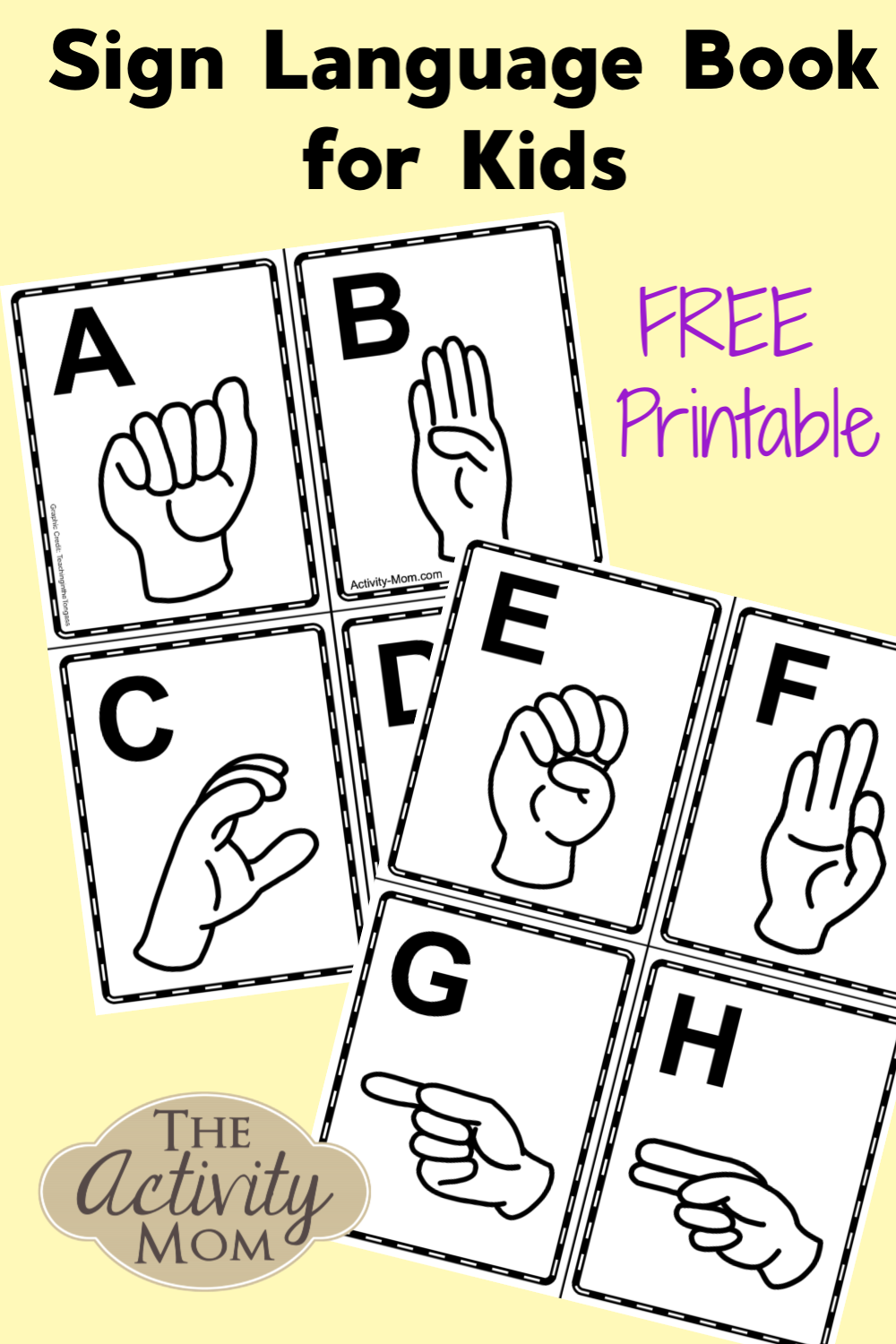 Printable Sign Language Book