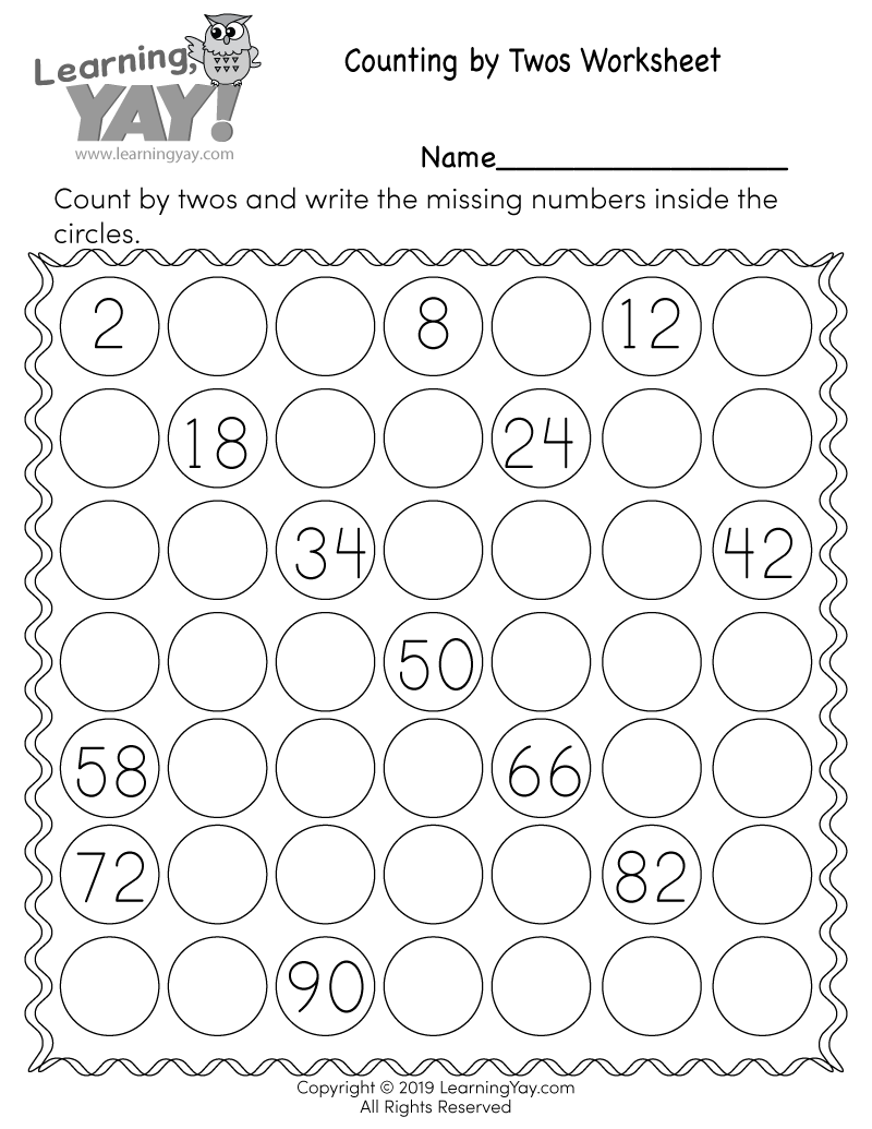 Skip Counting By 2s Worksheet For 1st Grade Free Printable Skip Counting By 2s Worksheet For 1st Grade Free Printable