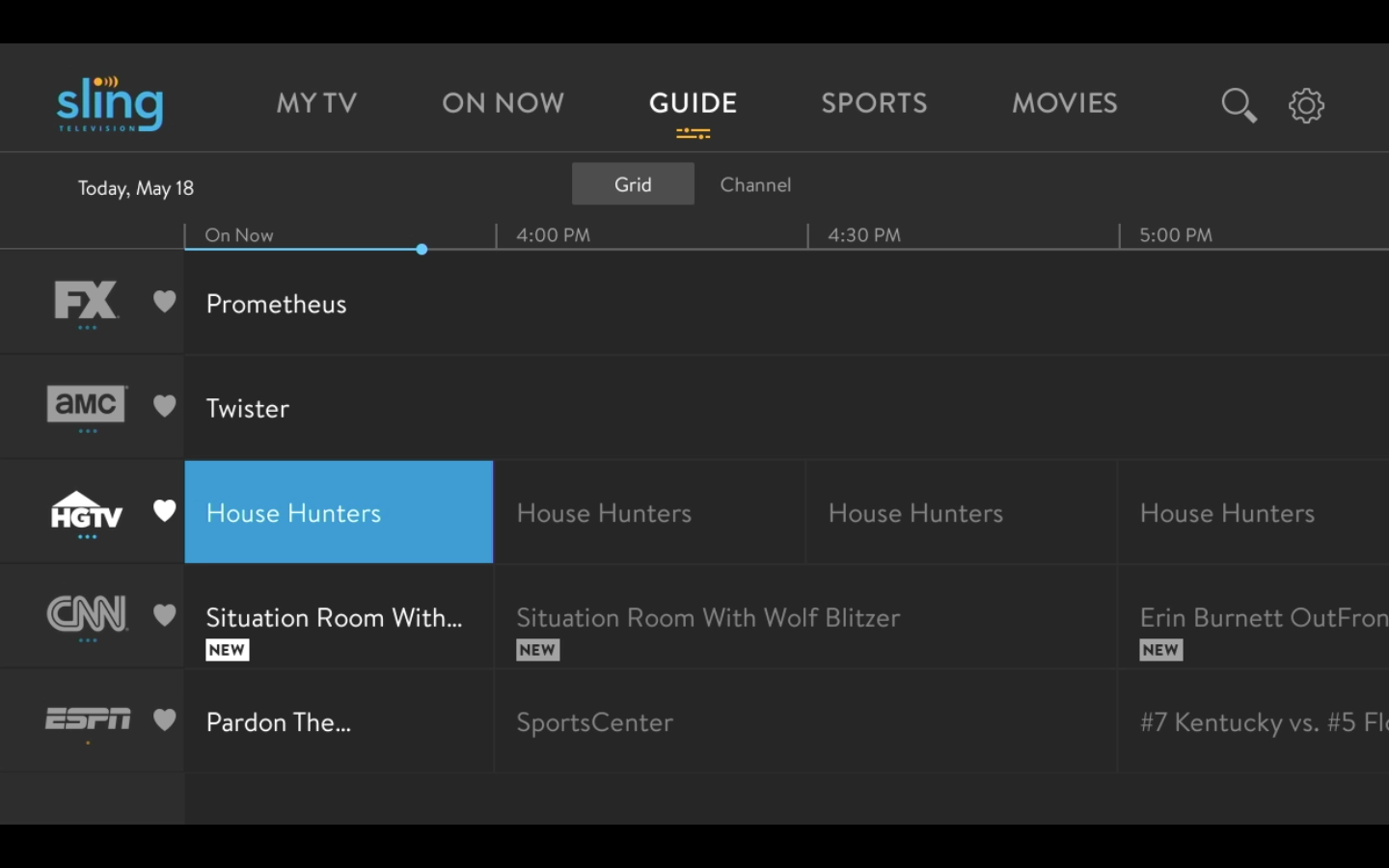 Sling TV Becomes More Like Old TV With The Addition Of A 