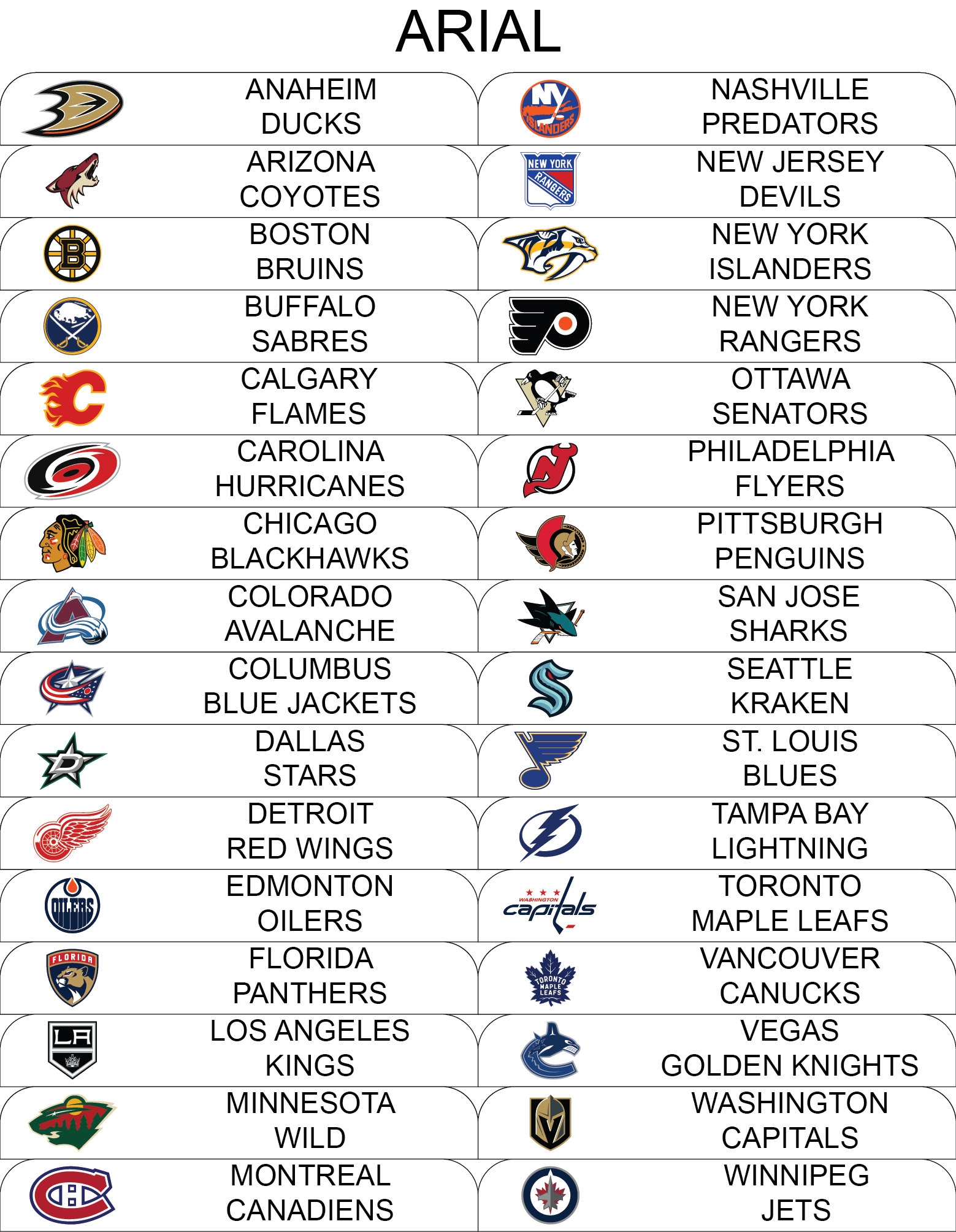 Sort Cards By Professional Hockey Teams Card Dividers W FREE Sort Cards By Professional Hockey Teams Card Dividers W FREE