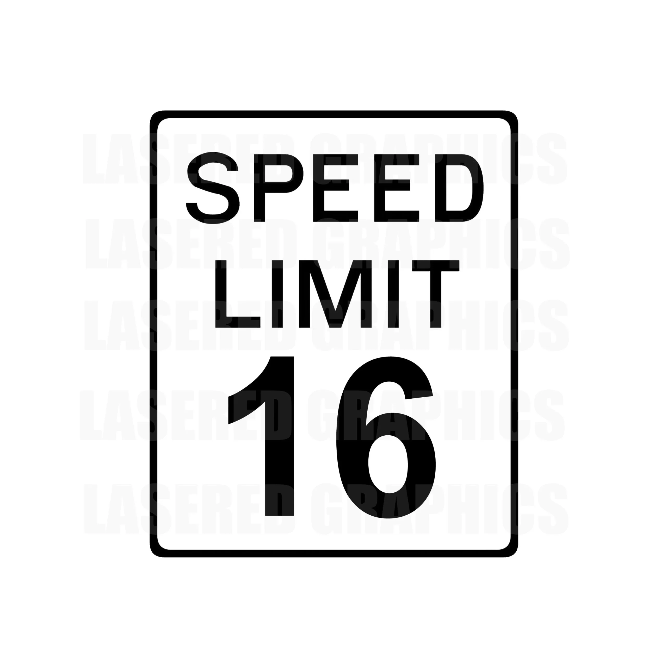 Speed Limit Sign Svg Etsy