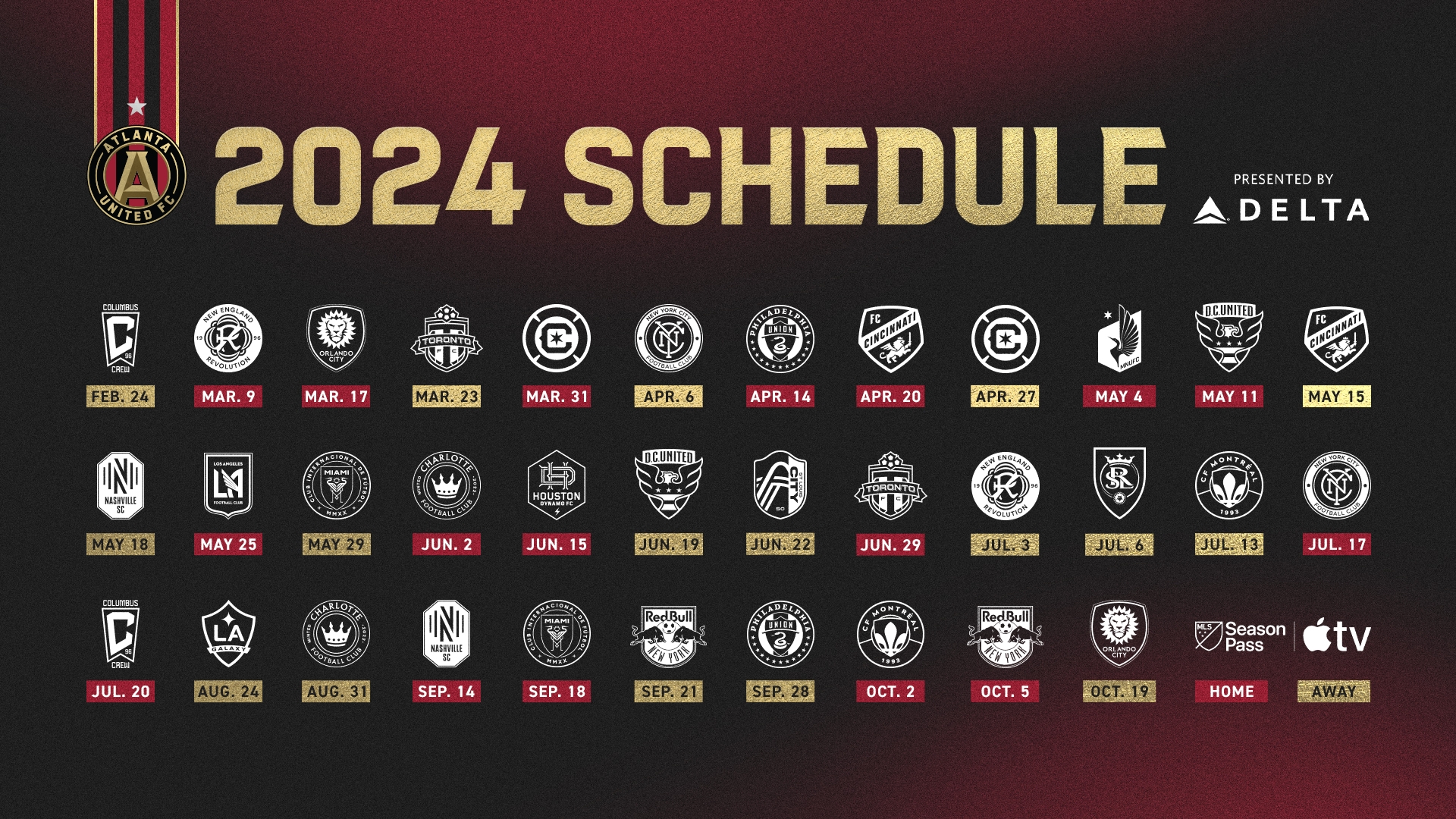 Atlanta United Printable Schedule