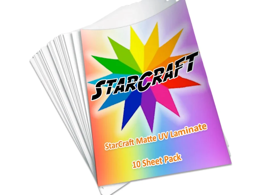 StarCraft Matte UV Laminate 10 Sheets Swing Design