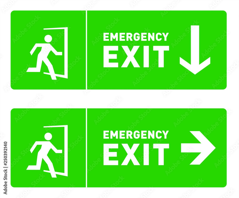 Printable Emergency Exit Signs