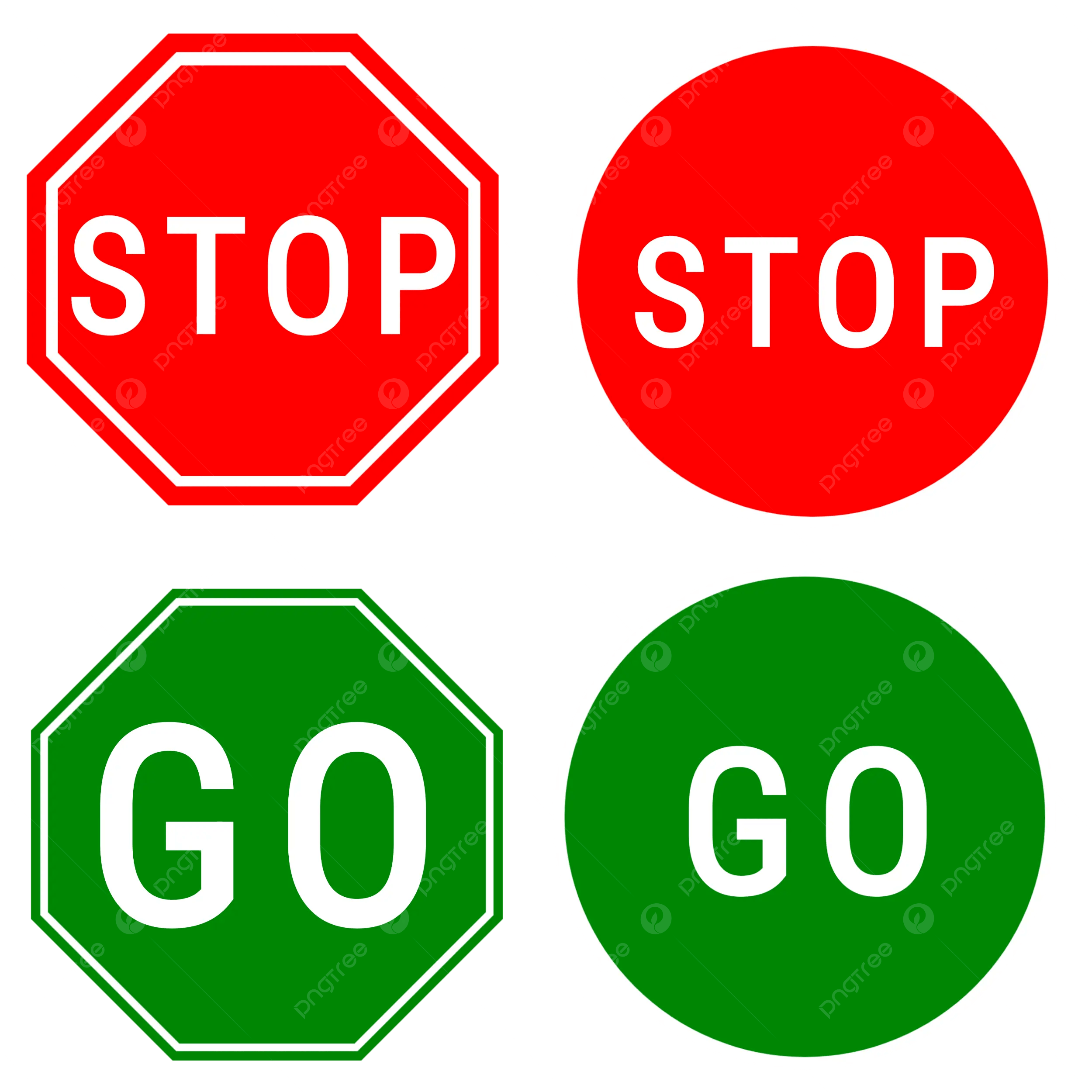 Stop And Go Schild Stoppschild Geh Zeichen Verkehrsschild PNG Stop And Go Schild Stoppschild Geh Zeichen Verkehrsschild PNG