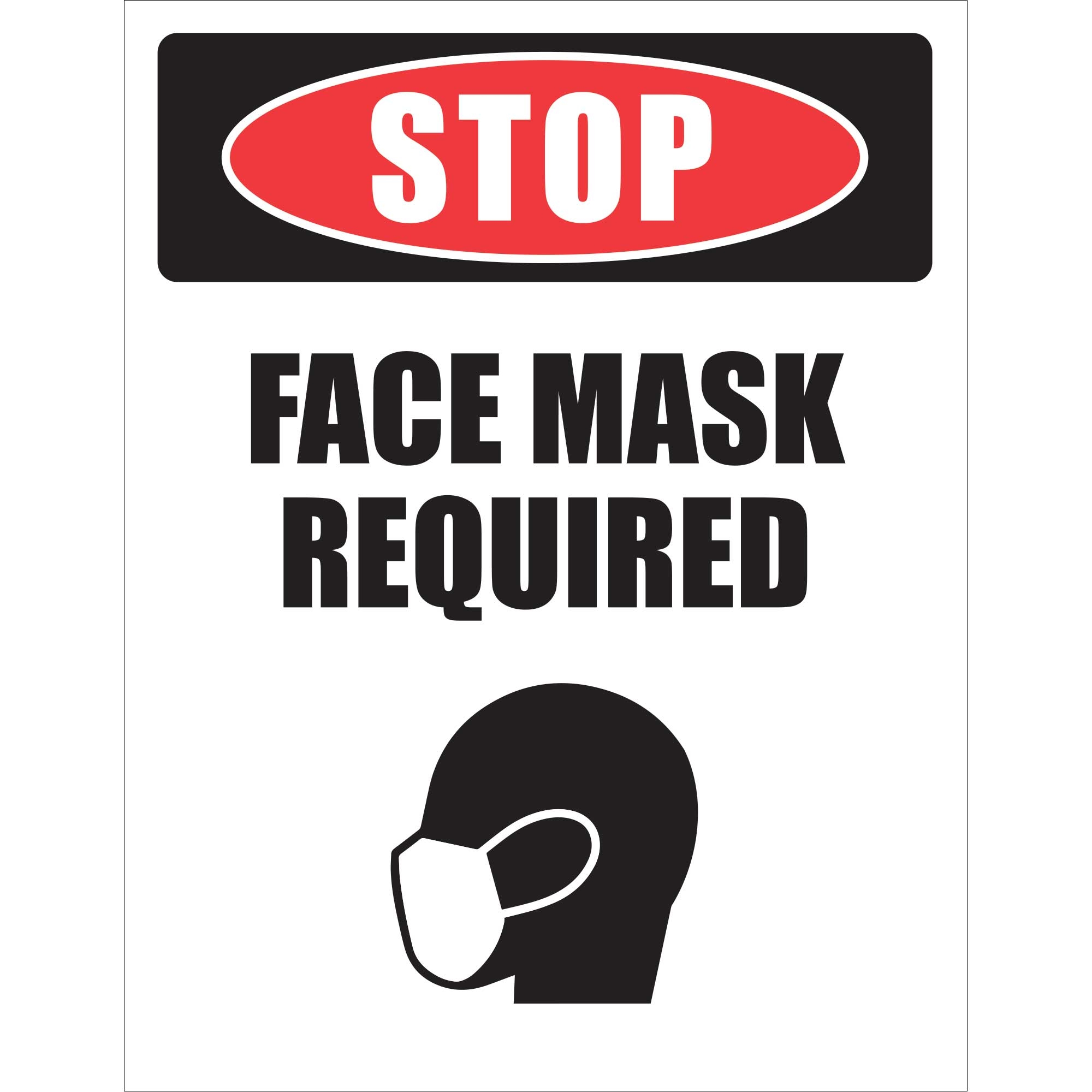 Printable Sign Face Mask Required Printable Sign Face Mask Required
