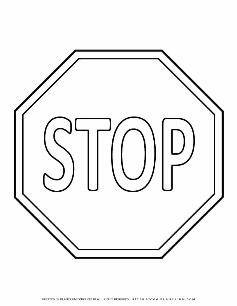 Picture Of A Stop Sign Printable Picture Of A Stop Sign Printable