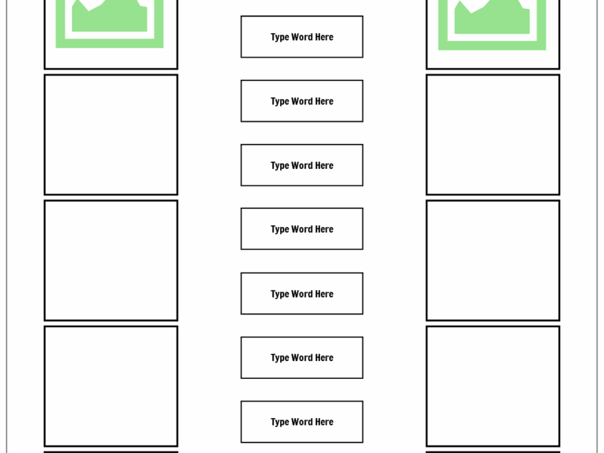 Storyboard That Matching Worksheet Templates For Educators
