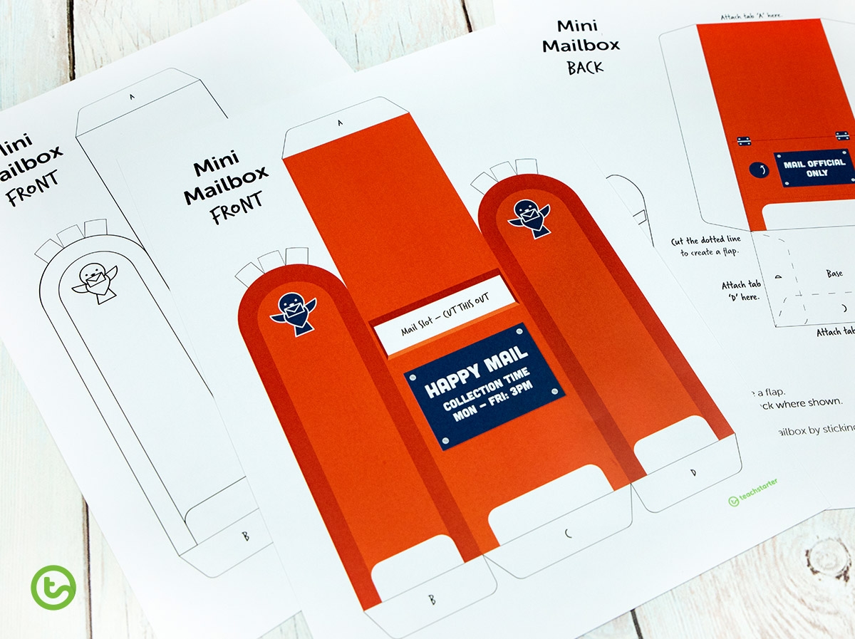 Student Happy Mail Printable Mailbox For The Classroom Teach 