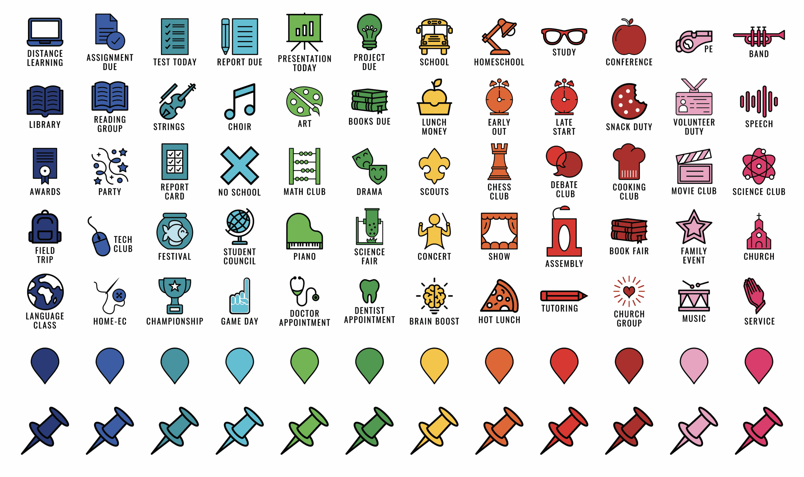 Student Planner Stickers And Clever Ideas For Using Them The 