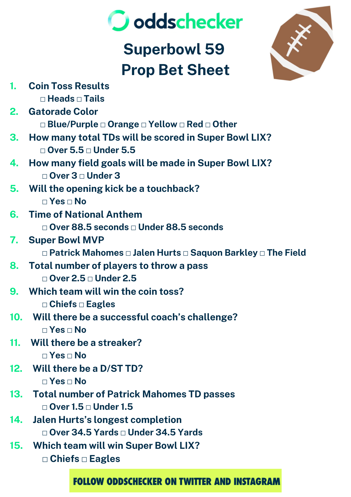 Printable Super Bowl Quiz 2026 Printable Super Bowl Quiz 2026