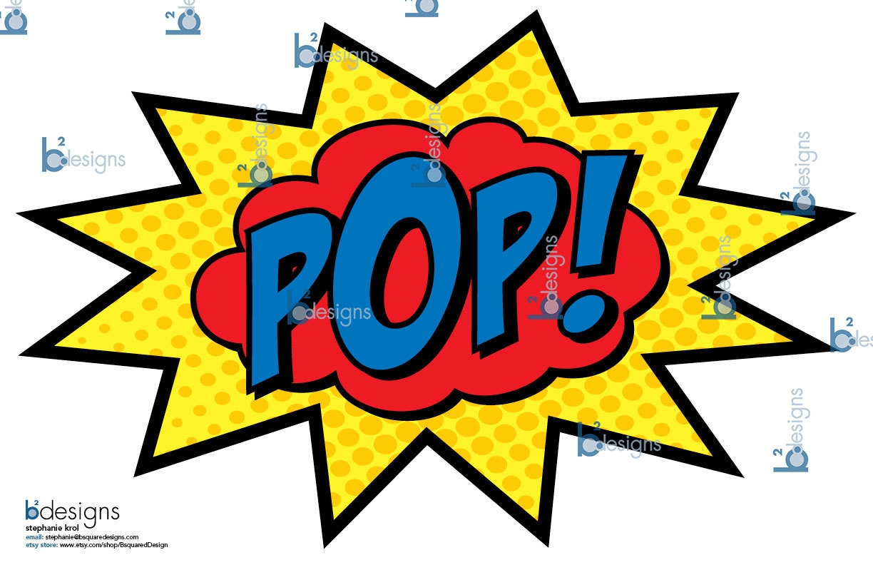 Superhero Printable Signs Pow Bam Superhero Printable Signs Pow Bam