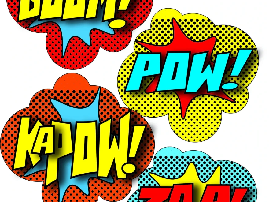 Superhero Signs BOOM POW PJ Masks Instant Download Etsy