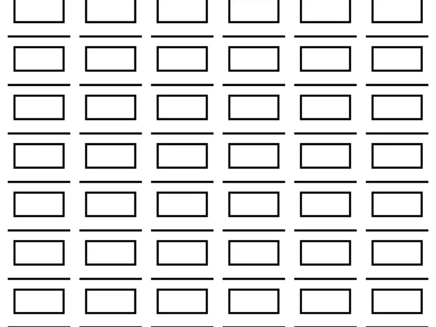 Swatch Template F r 60 Farben Alkohol Marker Color Buntstifte