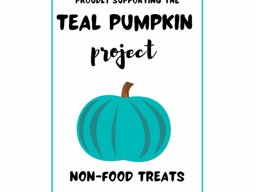 Teal Pumpkin Project Halloween Sign amp Printables For Kids W Food