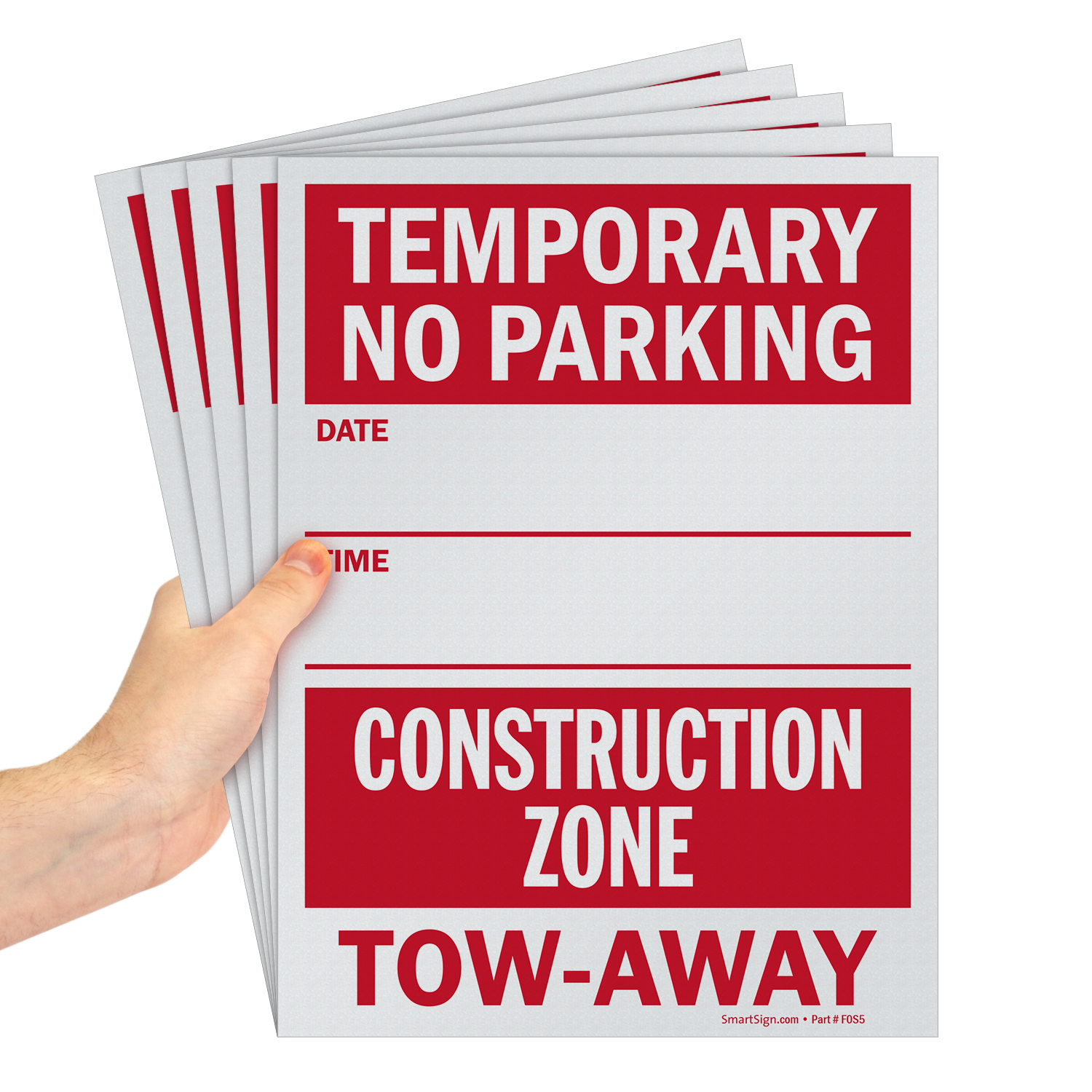 No Parking Construction Zone Printable Sign No Parking Construction Zone Printable Sign