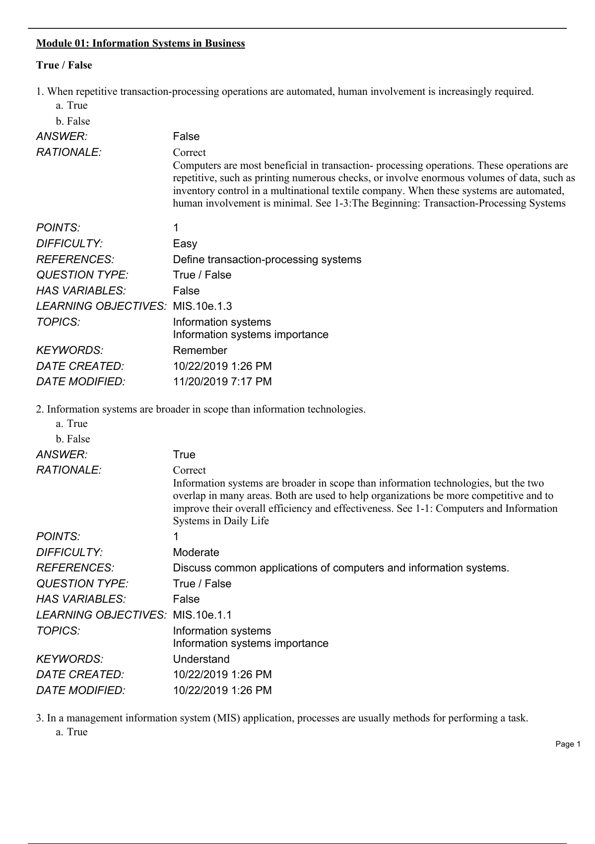 test bank for mis 10th edition by hossein bidgoli mis stuvia us test bank for mis 10th edition by hossein bidgoli mis stuvia us
