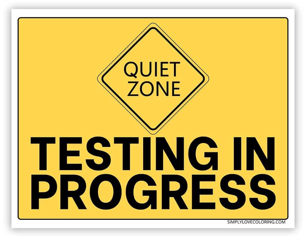 Testing In Progress Sign Printable Free PDF Downloads Simply Testing In Progress Sign Printable Free PDF Downloads Simply