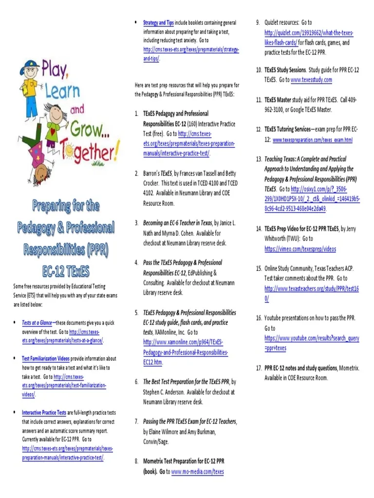 Texes PPR Study Guide PDF Educational Psychology Test Texes PPR Study Guide PDF Educational Psychology Test