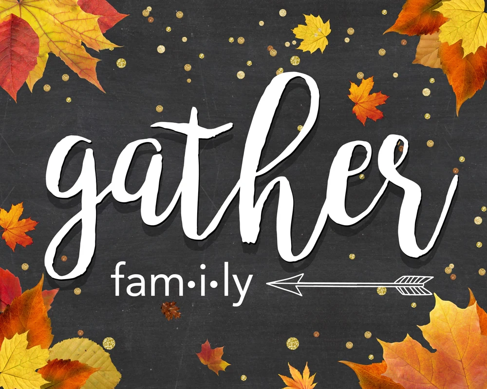 Autumn Gather Sign Printable Autumn Gather Sign Printable