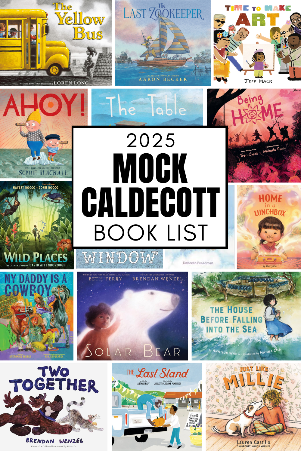The 2025 Mock Caldecott List Everyday Reading