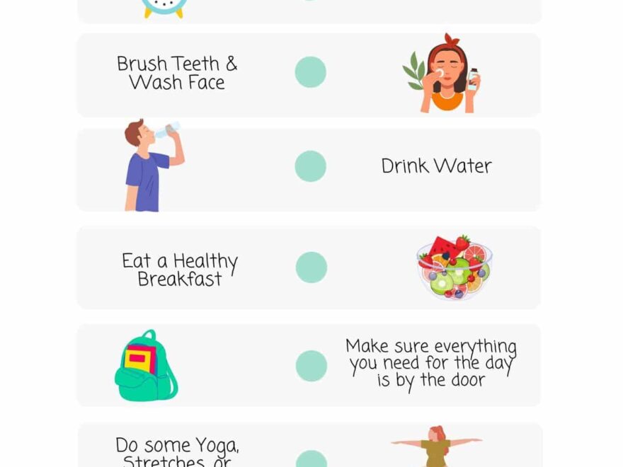 The ADHD Friendly Morning Routine free Printable Checklist