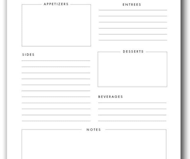 The Best Free Printable Thanksgiving Planner 8 Pages The