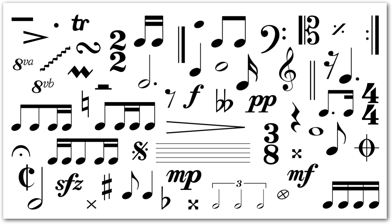 The Big Free Music Notation Image Library Midnight Music The Big Free Music Notation Image Library Midnight Music
