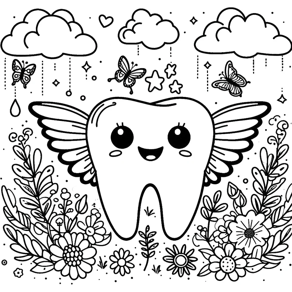The Cutest Tooth Fairy Free Coloring Pages Like The Stars The Cutest Tooth Fairy Free Coloring Pages Like The Stars