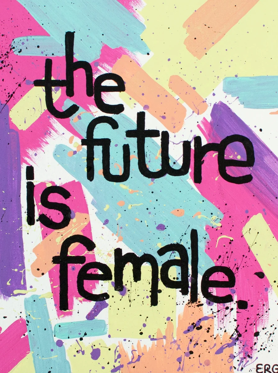 The Future Is Female Print The Blank Canvas Company Boston Artist