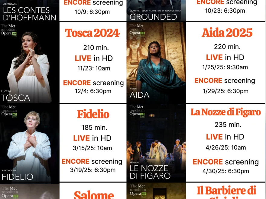 The Metropolitan Opera Live In HD Lee Neighborhood Theatres