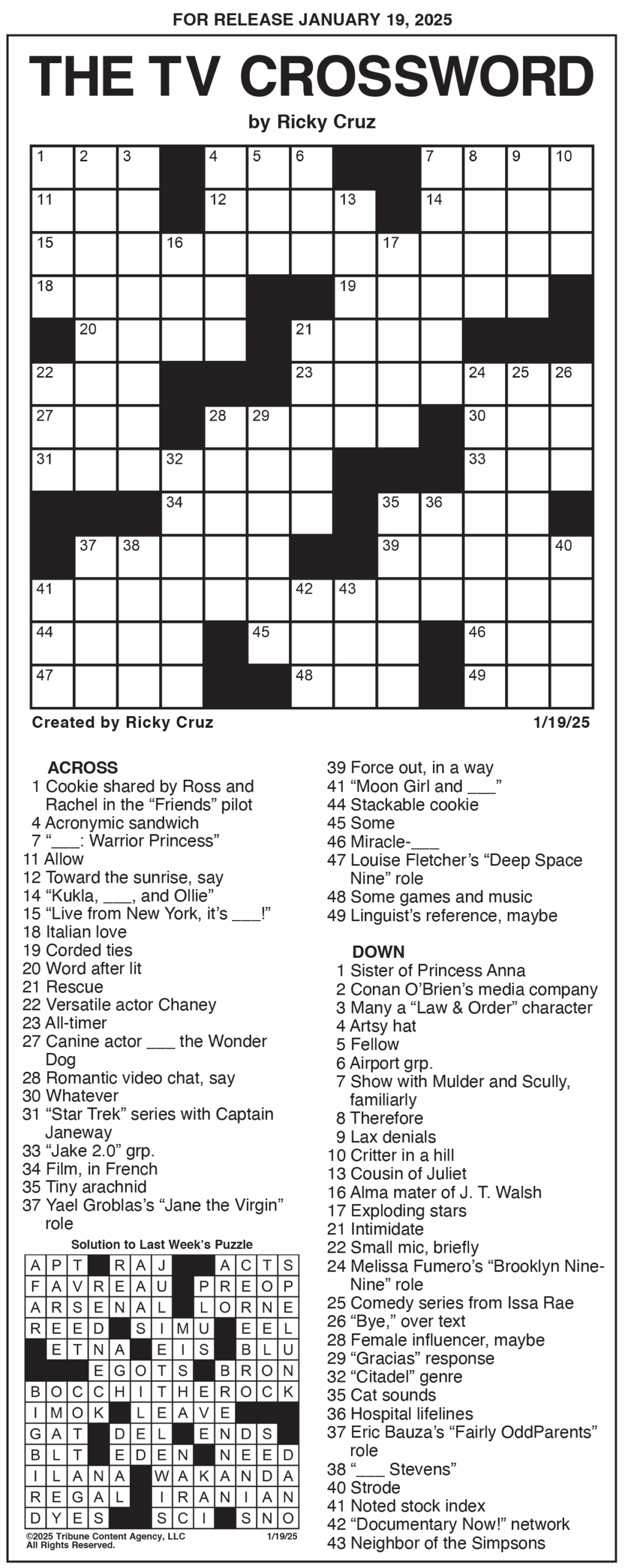 The TV Crossword Games amp Puzzles