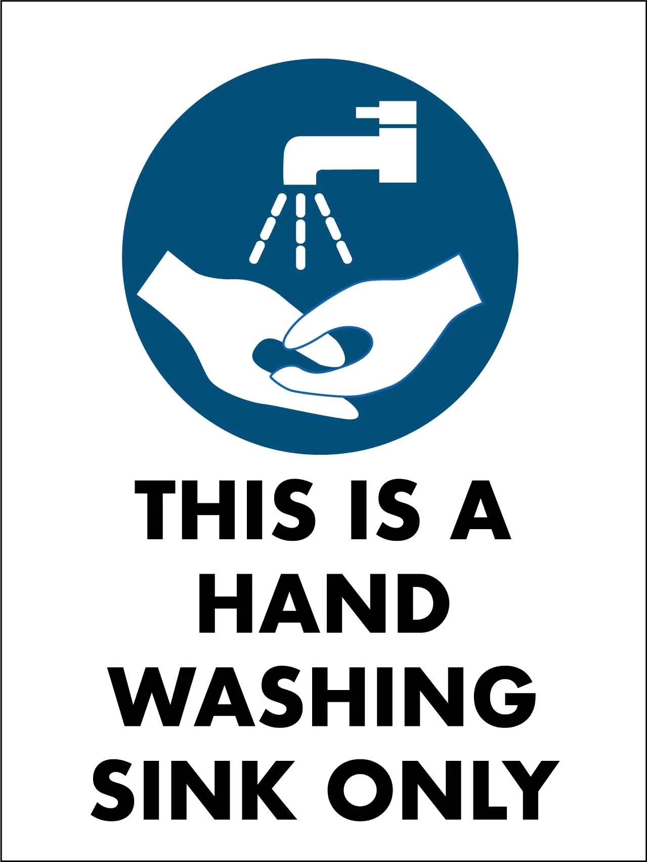 Printable Hand Washing Station Sign
