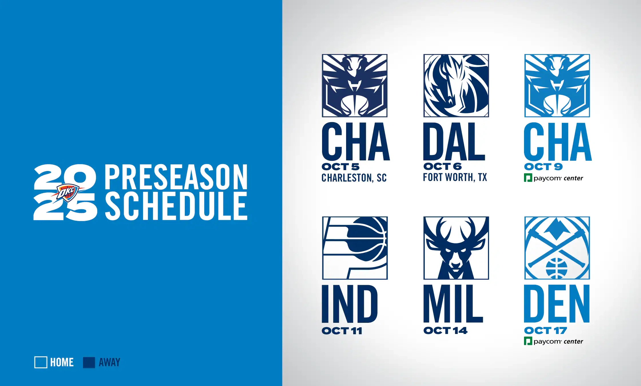 Okc Thunder Printable Schedule 2025-26