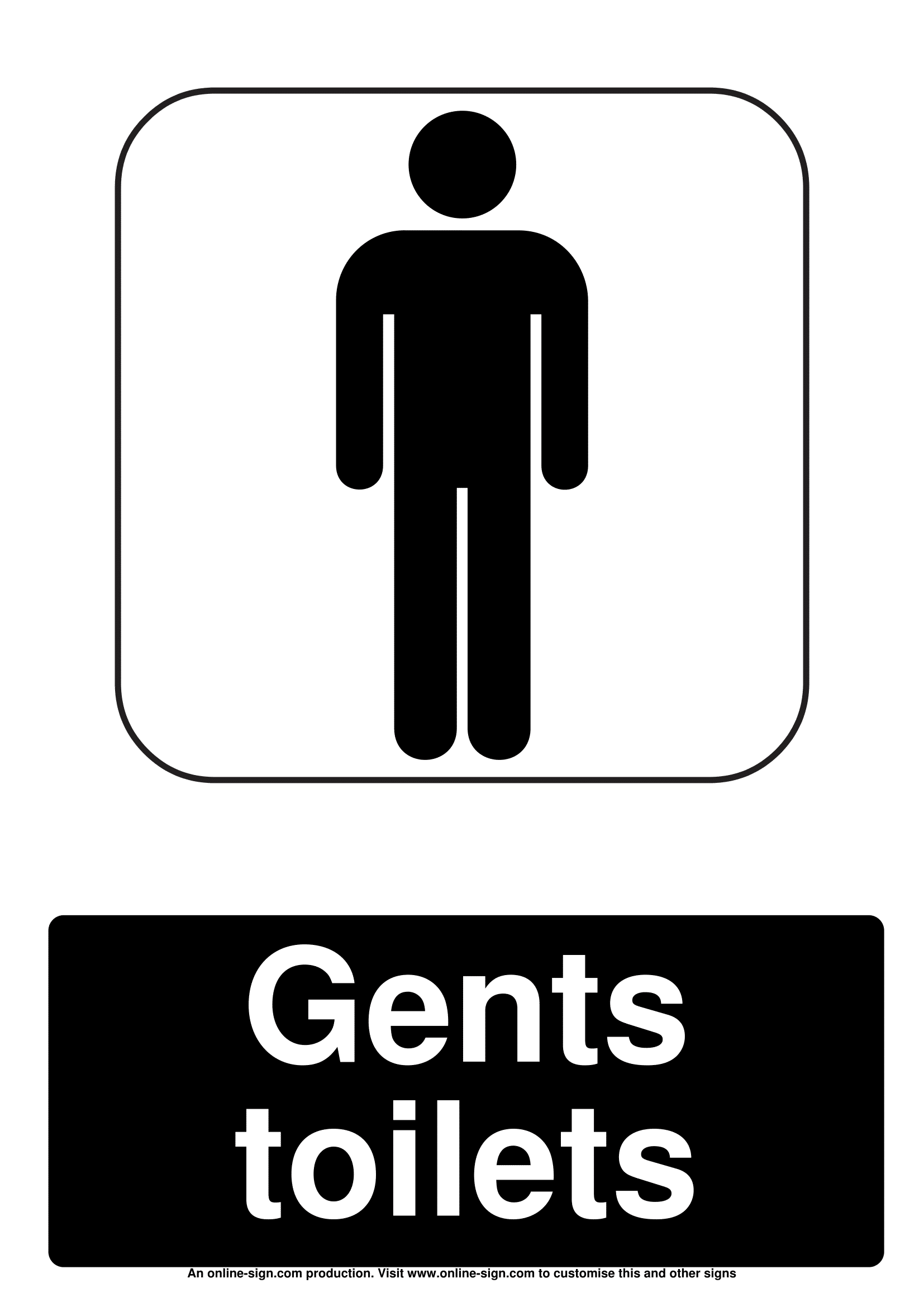 Toilets Signs Poster Template Toilets Signs Poster Template