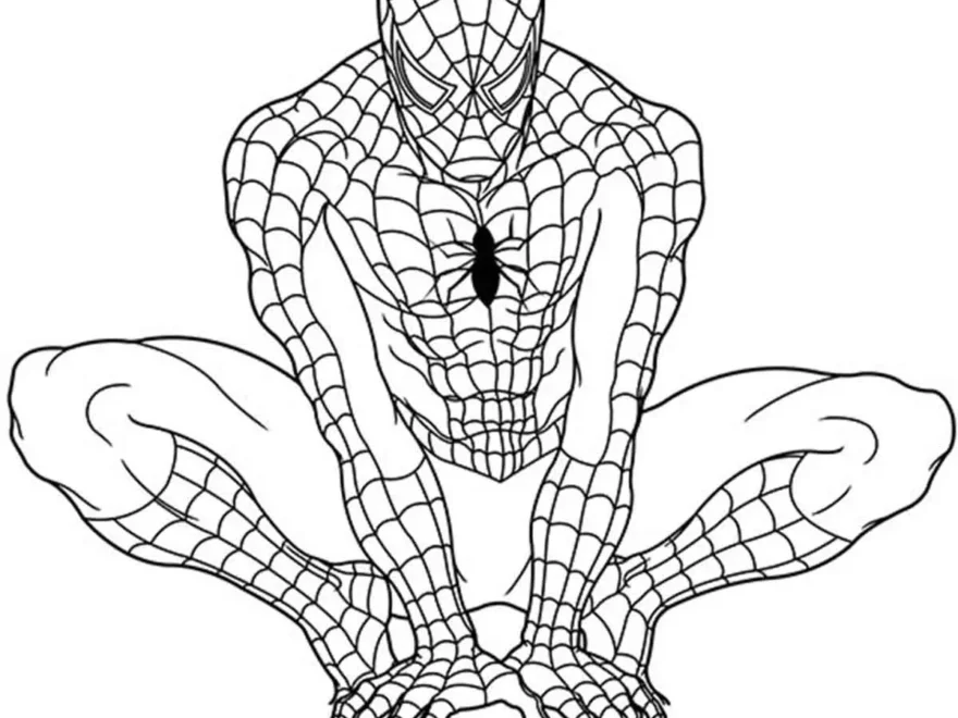 Top 20 Free Printable Superhero Coloring Pages For Little Ones